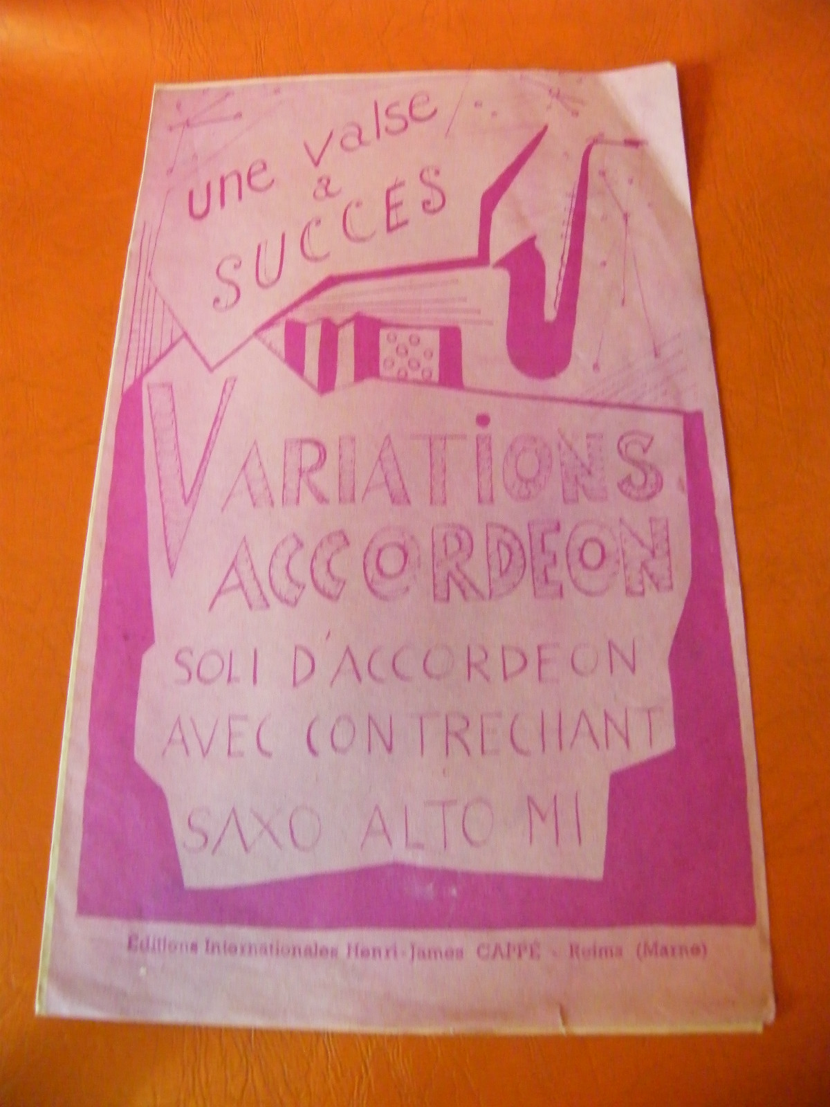 Accordion Variations By Henri James Cappé
