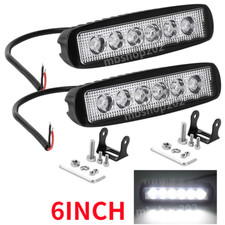 2x 6inch 12v Led Work Lamp Flood Light Truck Car 4x4 Trailer Camper Van SUV
