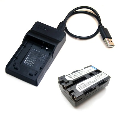 Batería 2x para Sony dcr-trv738 trv738e trv740 trv740e