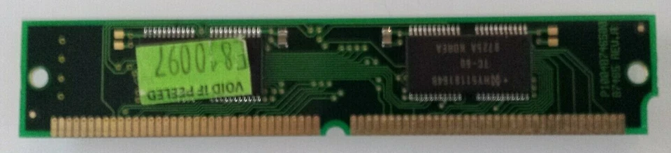 8MB(2x 4MB) EDO-RAM Single bank with Parity 60ns 72pin - Image 2 of 2