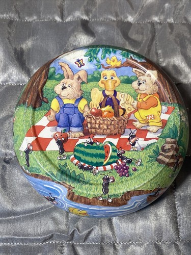 Keller Charles Ole Schwimmloch Sammlerstück rund Blech Hase Frosch Ente Fisch Deko - Bild 2 von 10