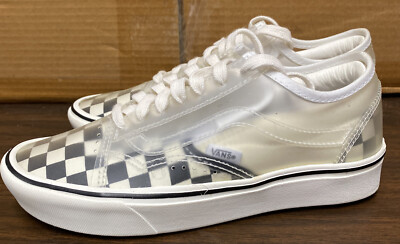 Vans Comfycush Slip-Skool Checkerboard Clear Lifestyle Shoes
