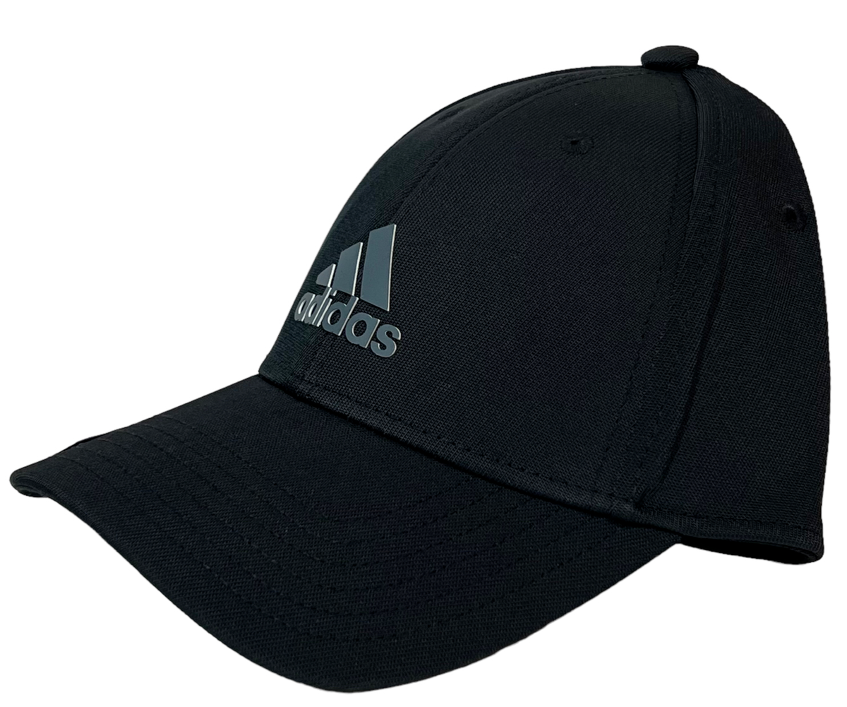 Adidas Mens Decision II Baseball Cap Black & Onix Grey Adjustable
