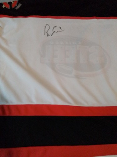 USHL Chicago Steel Hockey Jersey Youth Size XL Two Autographs Professional - Picture 11 of 11