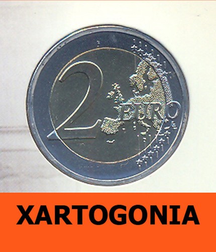 MONEDA GRECIA 2015, 2 EUROS, 75 años desde la muerte de Spyridon Louis, UNC - Imagen 2 de 2