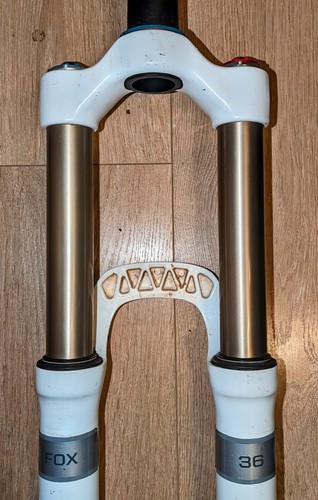 RARE FOX 36 RC2 160 MM 1.5" STEER SINGLE CROWN DH FR MTB FORK 20 X 110 26" - Picture 6 of 6