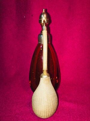Antique French Glass Perfume Atomiser Bottle by Marcel Franck | eBay