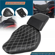 Driver Seat +Passenger Seat Pillion For Harley Fat Boy FLSTF EFI FLSTFI SE FLSTF