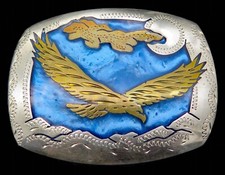 American Bald Eagle Handmade Vintage Belt Buckle