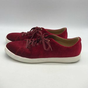 cole haan red velvet shoes