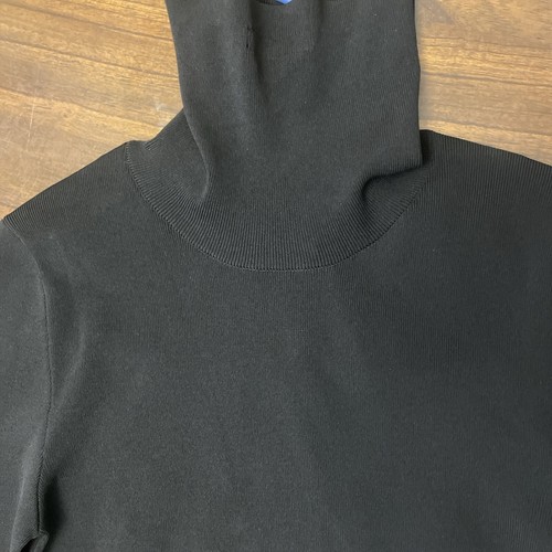 Balenciaga Black Ribbed Turtle Neck New Size M 681981T5175 🇮🇹 - Picture 7 of 12