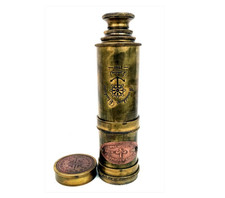Pirate Spyglass Brass Telescope 19 Inch Scout Regiment 1940 DF Lens Hi Zoom
