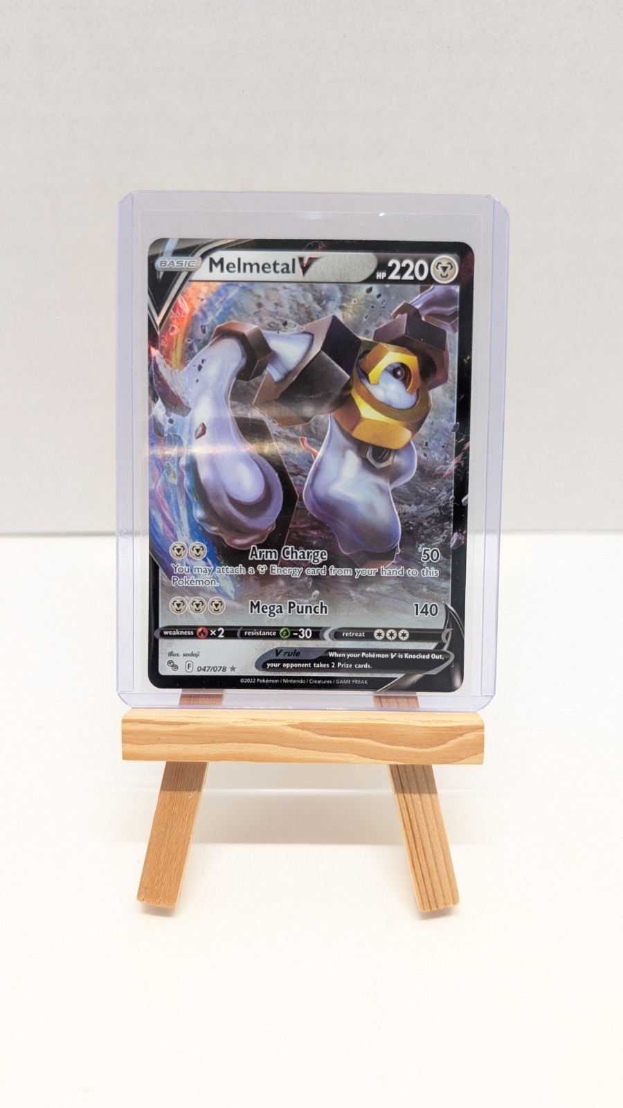Pokémon TCG, Melmetal V 047/078 - Pokemon Go