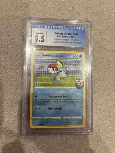 Sobble On the Ball Pokemon TCG Futsal Promo 2020 CGC 9.5 Gem Mint