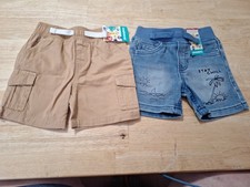 2 New Boys Size 18 Month Shorts By Garanimals