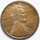 1921-S Extremely Fine (XF) Lincoln Wheat Penny Cent San Francisco Mint