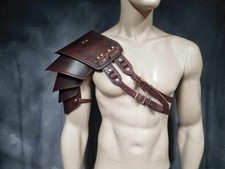 Medieval Cosplay Leather Shoulder Armor Men