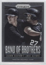 2013 Panini Prizm Band of Brothers Jason Castro Jose Altuve #BB20 9bg