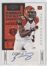 2012 Panini Contenders Rookie Ticket /206 George Iloka #138 Rookie Auto RC 0t2s
