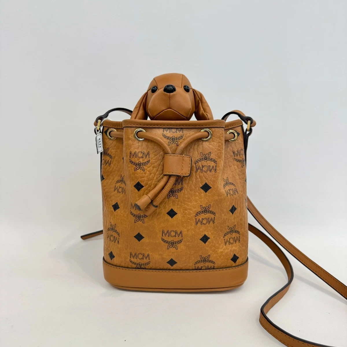 MCM Leather Bucket & Drawstring Bags for Women for sale | eBay