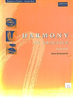 Harmony in Practice: Answer Book by Butterworth, Anna 1854729926 FREE Shipping