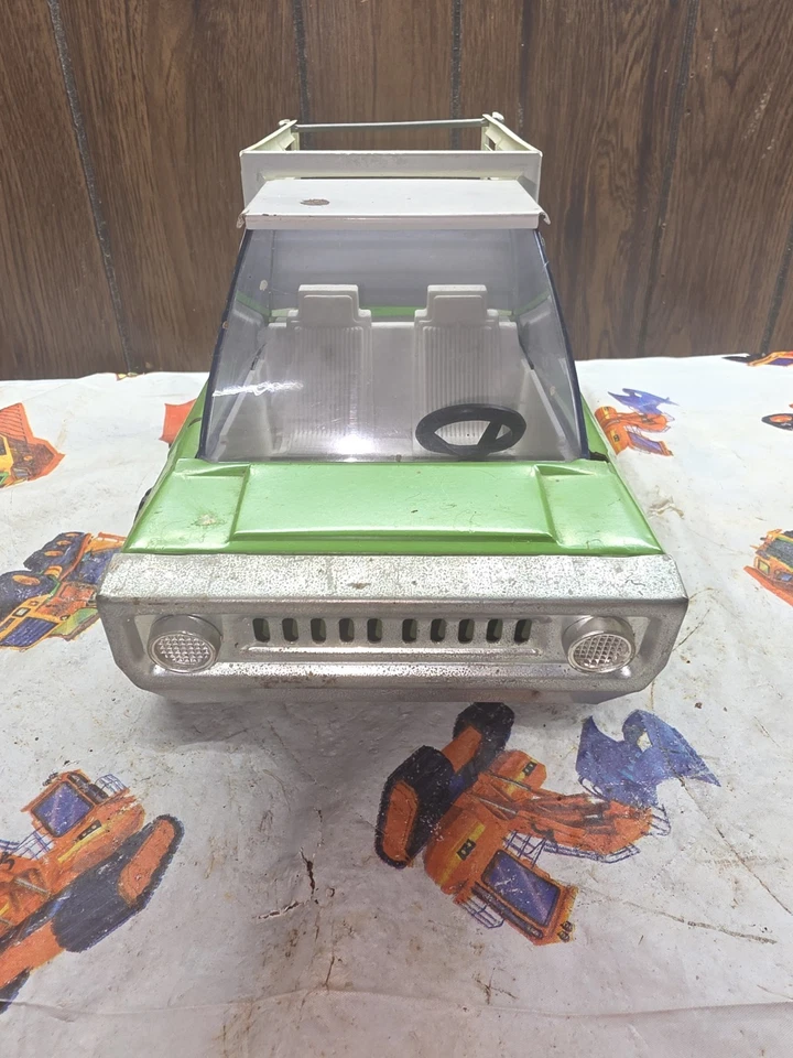 Camión de granja verde NyLint vintage años 70 Foto 2 de 4