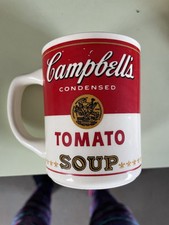 Vintage Mug CAMPBELLS Tomato Condensed Soup Coffee Cup 1970s Made In USA