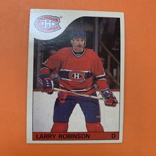 1985-86 Topps - Larry Robinson #147 Montréal Canadiens