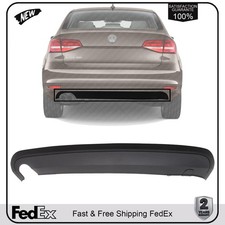 New Rear Bumper Lower Valance Textured For 2015-2018 Volkswagen Jetta Vw1195110