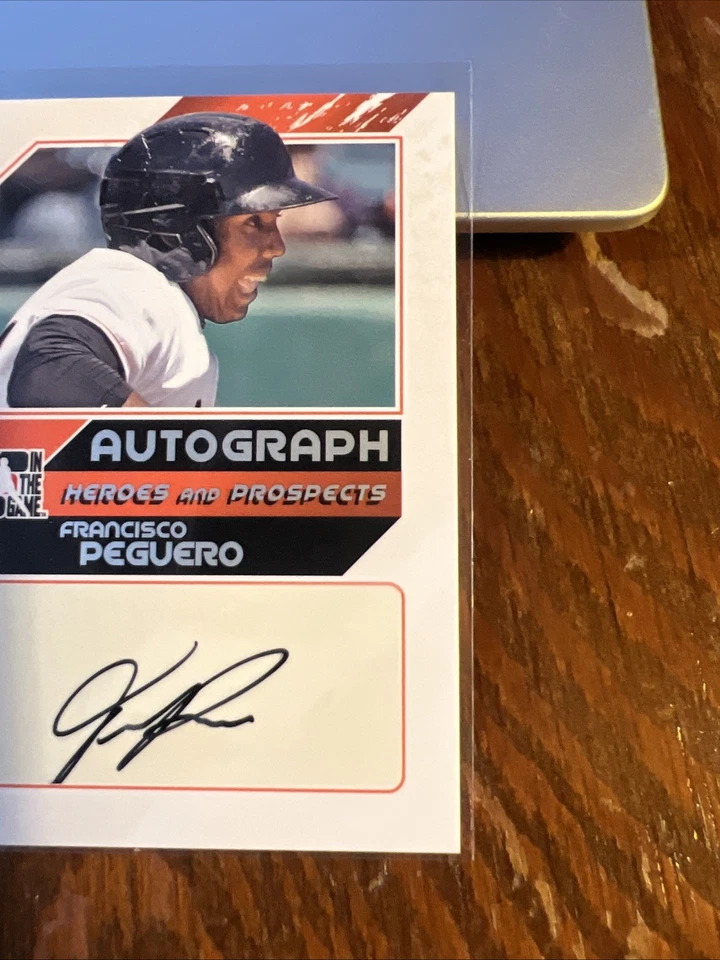 Francisco Peguero 2011 ITG Heroes and Prospects Close Up Silver Auto #A-FP2 /190 - Image 2 of 4