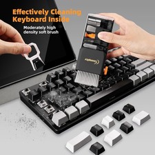 Keyboard Cleaning Kit, All-in-One Laptop  Computer Screen Cleaner, Black