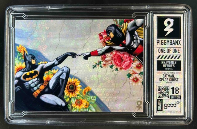 PiggyBanx Heavenly Heroes Batman Space Ghost Sequenz Variante #1/1 Piggy Banx