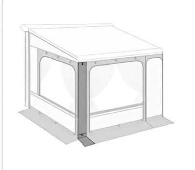 Fiamma Wohnmobil Frontplatte 25 Standardgewicht für Zimmermarkise - 08364N01-