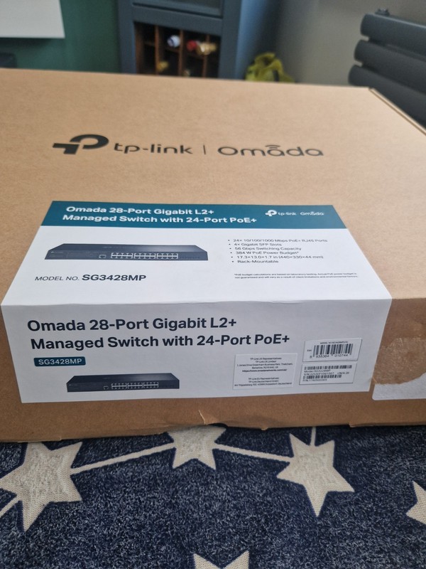 TP-LINK Omada TL-SG3428MP JetStream 24-Port PoE+ Gigabit L2+ Managed Switch ✅