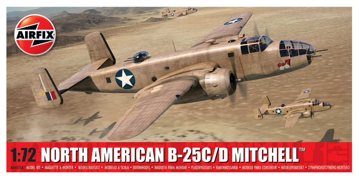 Airfix A06015A North American B-25C/D Mitchell Model Kit