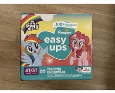 Pampers Training Pants Easy Ups Girls/Boys Size 5T/6T 56 Count My Little Pony