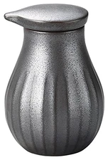 Soy sauce dispenser Black round with a non-slip lid  5.8 x 9cm made in Japan