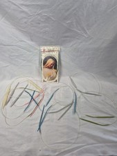 Mixed Lot Circular Knitting Needles Nylon Various Sizes Materials Craft Supplies