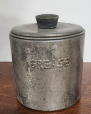 Vintage Aluminum Grease Pot With Strainer Ins...