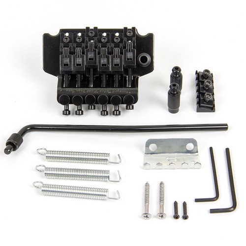 Floyd Rose Double Locking Tremolo System Bridge for Electric Guitar Parts Chrome