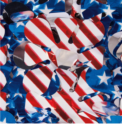 American Flag Parade Float Sheeting Red White and Blue 3 ft W x 15 ft L 