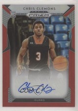 2019-20 Panini Prizm Draft Picks Red Chris Clemons #117 Auto 3f2
