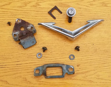 Trunk Latch Handle V Ornament Emblem 1953 53 Desoto Firedome Mopar 54 1954