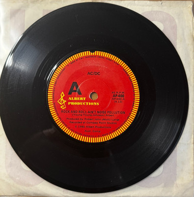 AC/DC - 1980 AU 7'' - Rock´n Roll Ain´t Noise / Hells Bells - AP-400