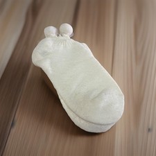 VTG Socks Women  s White Pom Pom 90s White Acrylic Blend Low Cut USA Made Ankle