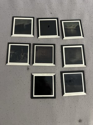 8 Vintage Dias / Diapositive   Farbig & Schwarzweiß   Reise, Menschen, Kunst