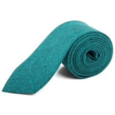 Men's Solid Color 2.75 Inch Wide And 57 Inch Long 100% Cotton Neckties