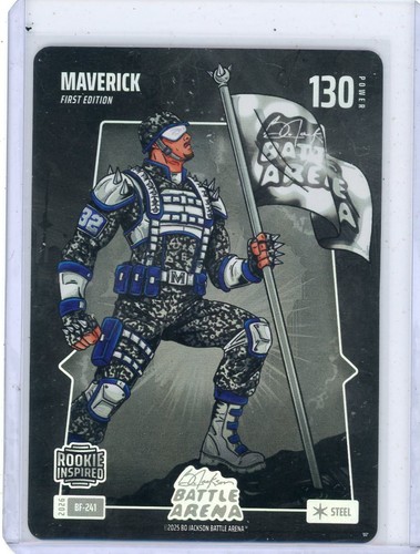 2026 Bo Jackson Battle Arena Maverick Cooper Flagg Steel Battlefoil #BF-241 RC !