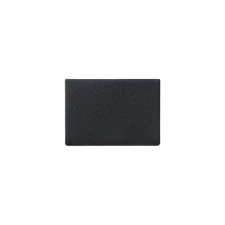 Hermes Calvi Duo Card Holder Epsom & Palladium Bleu Indigo