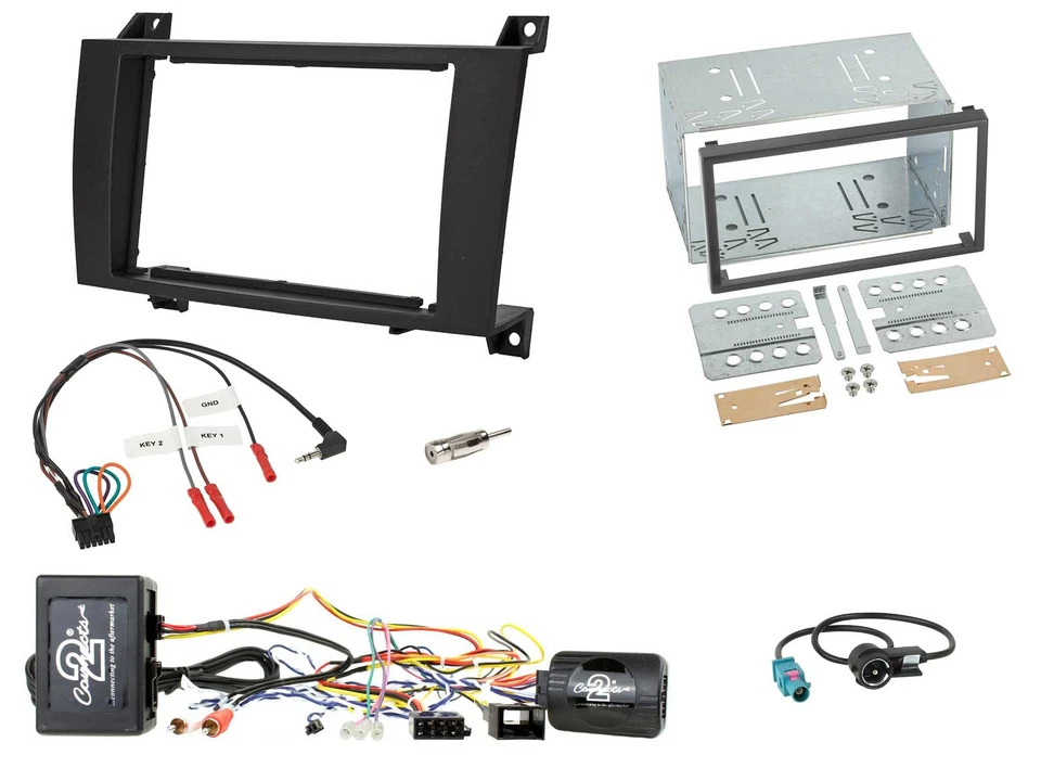 Kenwood 2DIN Bluetooth Lenkrad USB DAB Autoradio für Mercedes SLK R171 04-08 akt - Bild 3 von 4